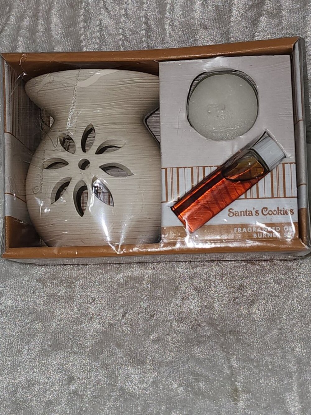 Fragranced Oil Burner Set, Santa's Cookies
